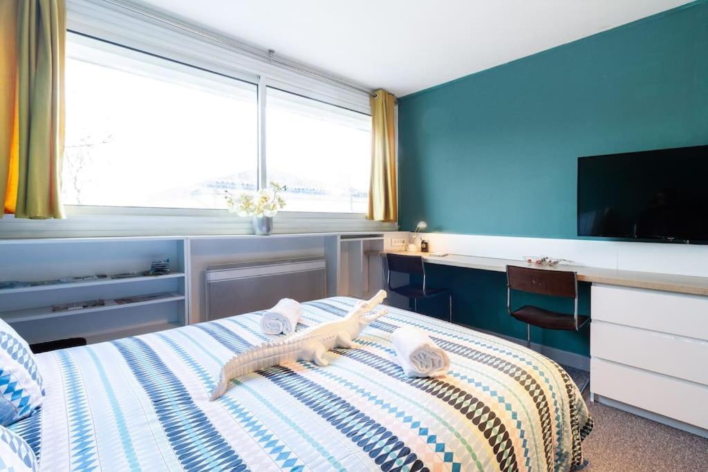 Double Appartement, Saint Michel, Parking, Wifi *